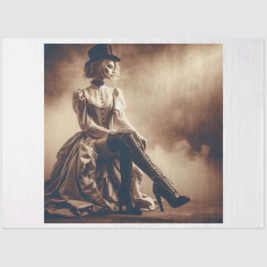 デクペビクトリアンゴシックウーマン 薄葉紙 (正面)