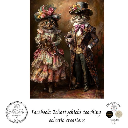 デクペビクトリアンージ時代の猫 薄葉紙