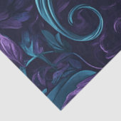 デクページお洒落ティール(緑がかった色)ブ鮮やかルーパンプキンアート 薄葉紙 (詳細)