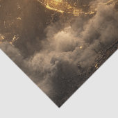 デクページイーグル威厳のあるゴールデンリングや輪飛んでいる 薄葉紙 (詳細)