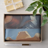 デクページクラシックポスターカントリーガールミュージシャン 薄葉紙 (ギフト)