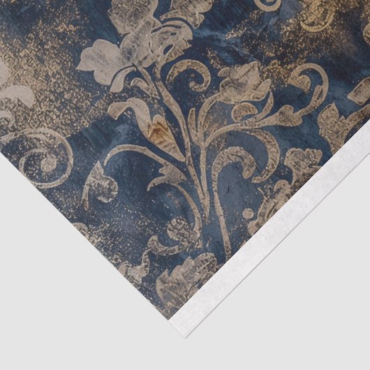 デクページゴシック様式のスケルトンのアート〔雄ジカの〕枝角 薄葉紙 (詳細)