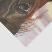 デクページティッシュペーパーウマとヒマワリ 薄葉紙 (詳細)