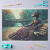 デクページティッシュペーパーゴシックビクトリアンレディ 薄葉紙 (クラフト)