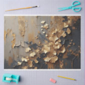 デクページティッシュペーパージンコ葉ーズ動植物相 薄葉紙 (クラフト)