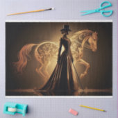 デクページティッシュペーパー馬術ビクトリアン系 薄葉紙 (クラフト)