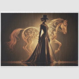 デクページティッシュペーパー馬術ビクトリアン系 薄葉紙