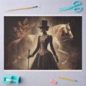 デクページティッシュペーパー馬術ビクトリアン系 薄葉紙 (クラフト)