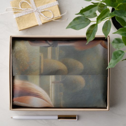 デクページティッシュペーパー馬馬馬馬術デザイン 薄葉紙 (ギフト)