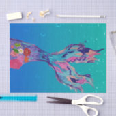 デクページティッシュペーパー、マーメイドテール 薄葉紙 (クラフト)