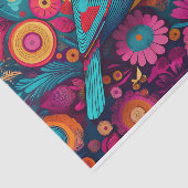 デクページフォークアートバードティッシュペーパー 薄葉紙 (詳細)