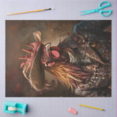 デクページ擬人化ロースター西帽子 薄葉紙 (クラフト)