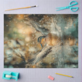 デクページ狩りマラードダックランディング 薄葉紙 (クラフト)