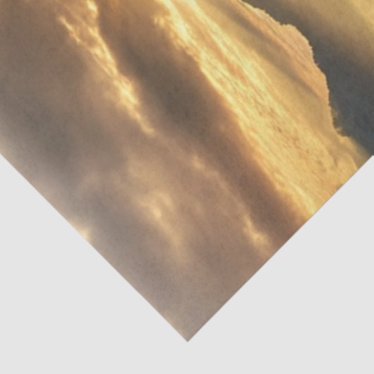 デクページ神秘的な日の出素晴らしの森の夜明け 薄葉紙 (詳細)