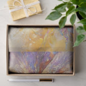 デクページ絵を描抽象芸術の花と妖精 薄葉紙 (ギフト)