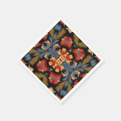 デクページ43フォークアーインスパイアト スタンダードカクテルナプキン (角)