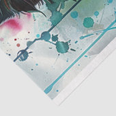 デクページ(ばちゃばちゃ)跳ねる絵を描オストラリア羊飼い 薄葉紙 (詳細)