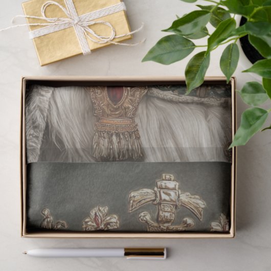 デクペ素晴らしージPyreneesファ王室のミリ 薄葉紙 (ギフト)