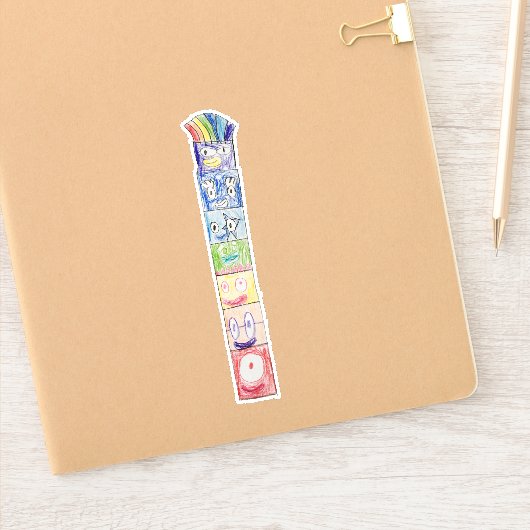 デクランカラフルズ・トーテム シール (ノートブック)