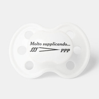 デクレッシェンドの詐欺のmoltoのsupplicando おしゃぶり