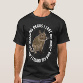 デグス愛人ギフトおもしろい動物救助齧歯動物ペットD Tシャツ (正面)