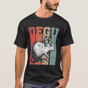 デグヴィンテージレトロげっ歯類ギフト Tシャツ