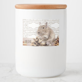 デグーの入れ物　　◈Rodent◈ フードラベル