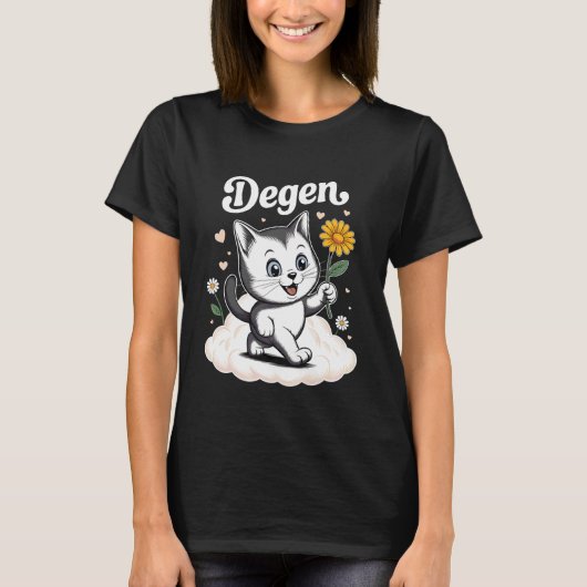 デゲンキャット Tシャツ (正面)