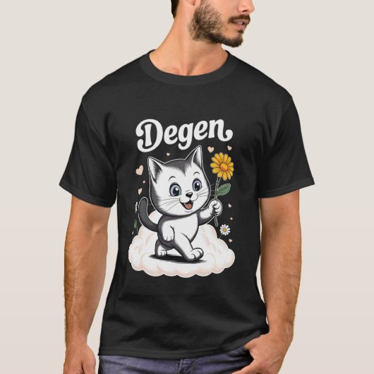 デゲンキャット Tシャツ (正面)