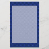 デコのような青色炭素繊維の背景 便箋 (正面)