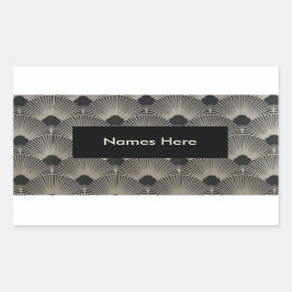 デコアートシリーズ：ステッカー 長方形シール