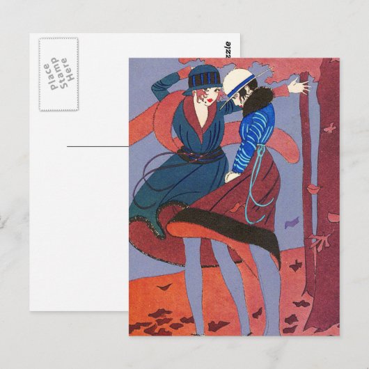 デコイラスト ポストカード (正面/裏面)