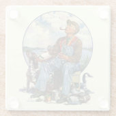 デコイ ガラスコースター (裏面)