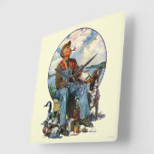 デコイ スクエア壁時計 (傾斜)