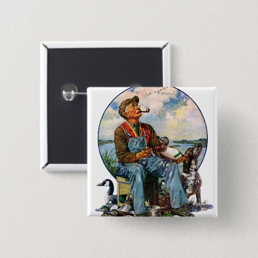 デコイ 缶バッジ (正面&裏面)