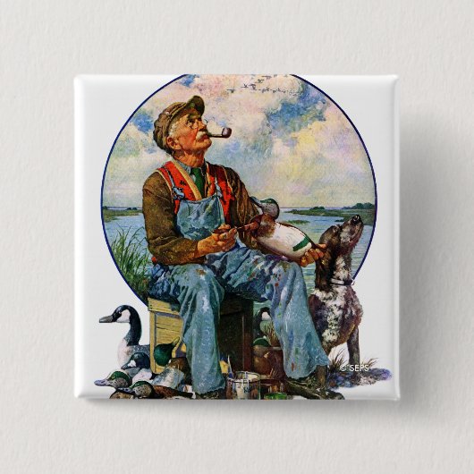 デコイ 缶バッジ (正面)