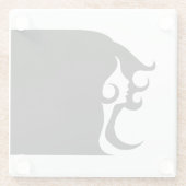 デコウーマンモダンコースター ガラスコースター (裏面)