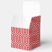 デコエジプトのモチーフ – 赤と灰色 フェイバーボックス (オープン)