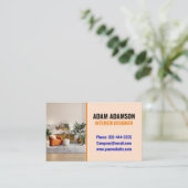 デコエレガントレータ（ステージングホームリビング）デザイナー 名刺 (スタンド正面)