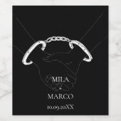 デコエレガントワインラベル ワインラベル (シングルラベル)