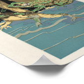 デコカエルのヒキガエルのポスター ポスター (角)