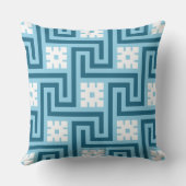 デコギリシャ鍵スカイブルー&ネイビー アウトドアクッション (裏面)