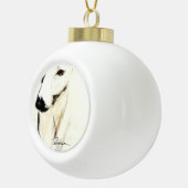 デコグレイハウンドオーナメントバイヘヴェナー セラミックボールオーナメント (右)