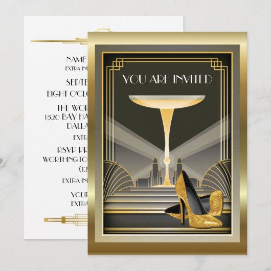 デココンテンポラリーガライベント3 招待状 (正面/裏面)