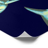 デコザメ模様 ポスター (角)