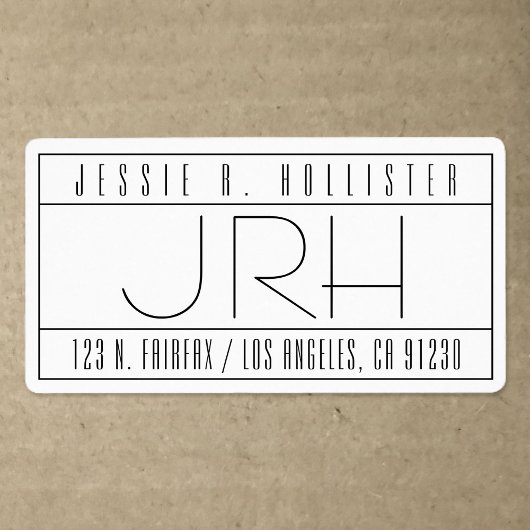 デコスタイリッシュビベ差出人住所出荷 ラベル