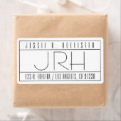 デコスタイリッシュビベ差出人住所出荷 ラベル (インサイチュ)