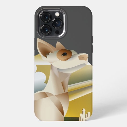 デコスタイルポデンコドッグ iPhoneケース (裏面)