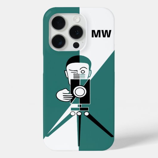 デコスタイル写真家とカメラ Case-Mate iPhoneケース (裏面)