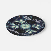 デコスター宇宙&あなたのテキスト紙プレート ペーパープレート (アングル)